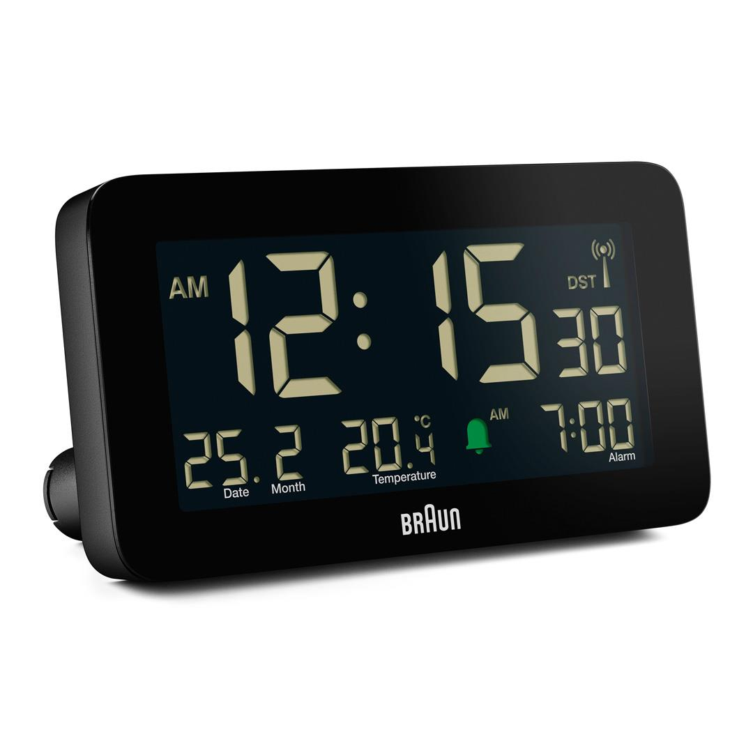Braun BC10B-DCF vækkeur Digital alarmur Sort