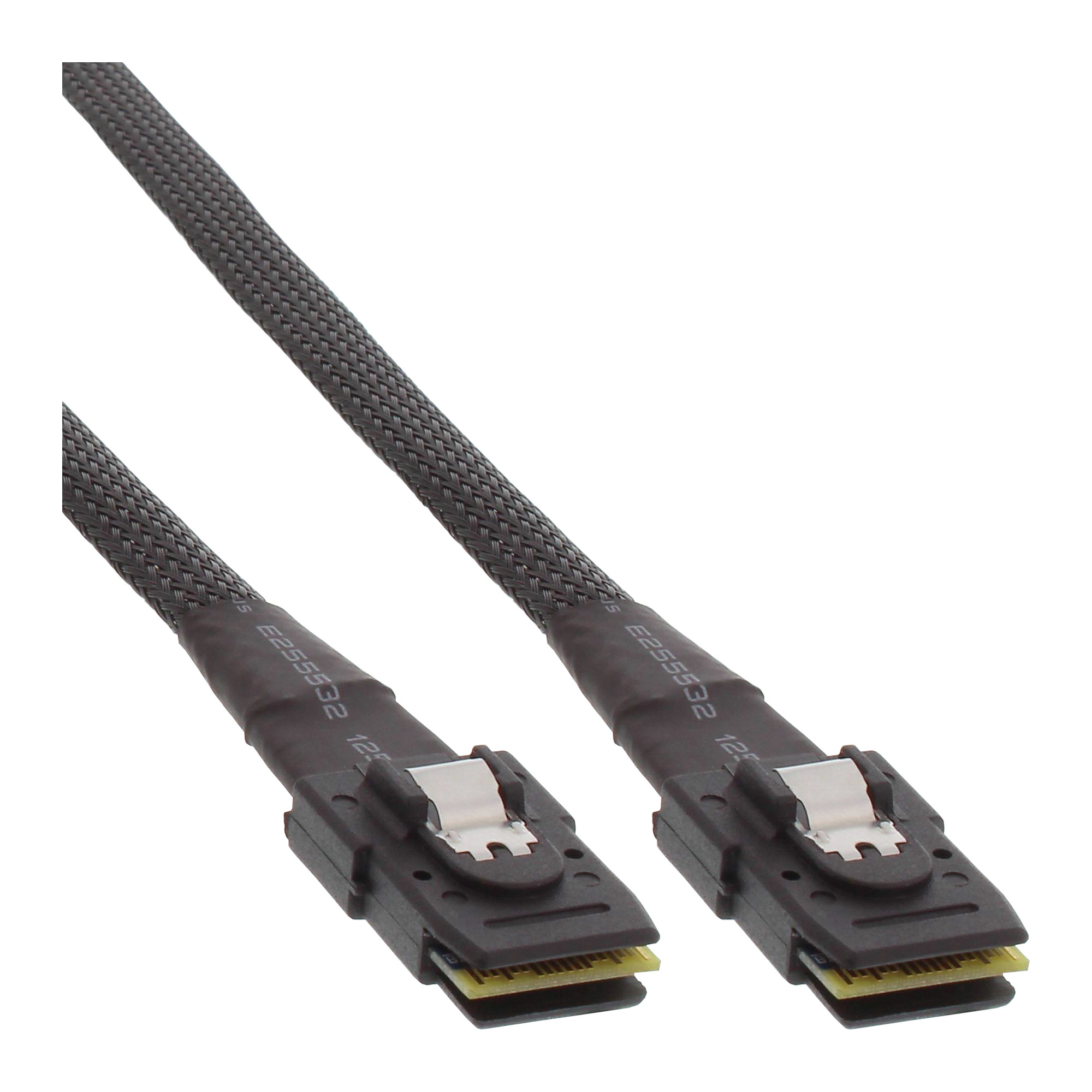 InLine 27624B Serial Attached SCSI (SAS)-kabel 0,75 m Sort