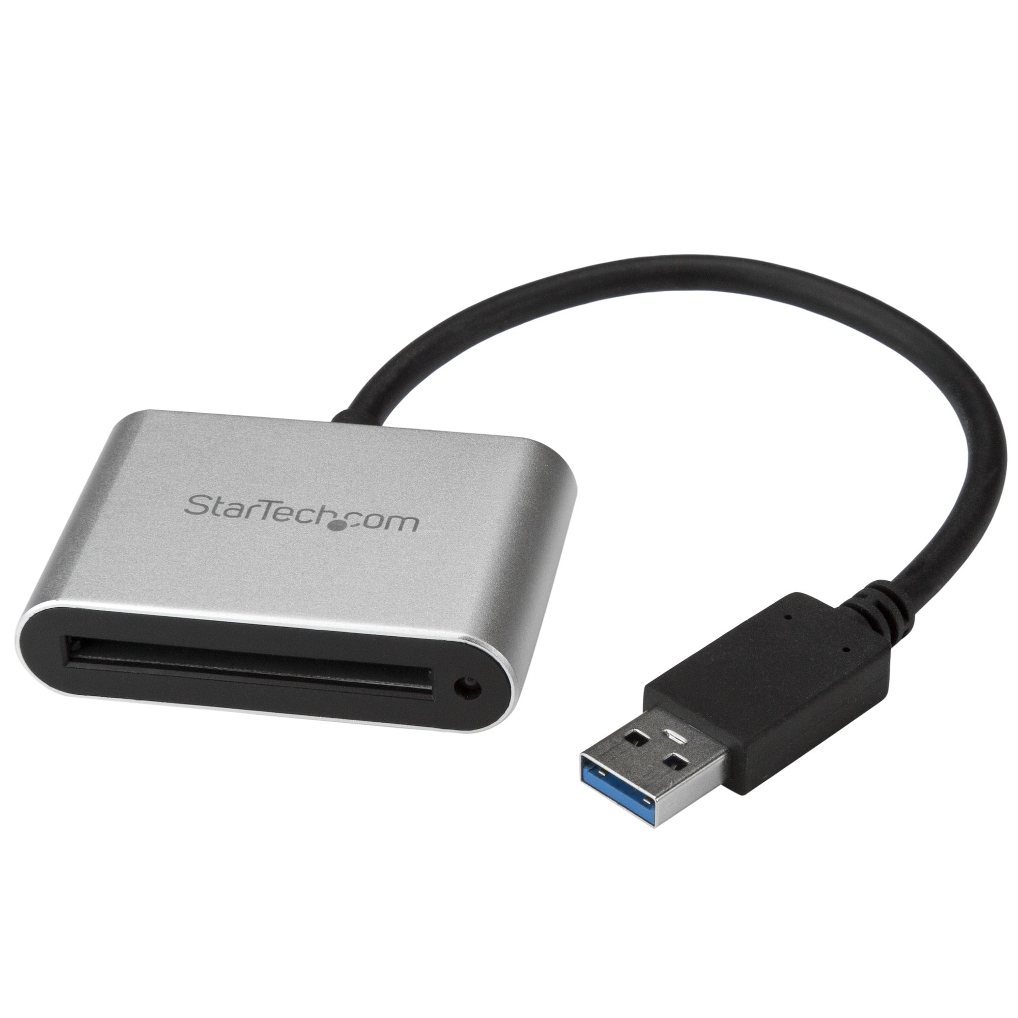 StarTech.com CFASTRWU3 kortlæser USB 3.2 Gen 1 (3.1 Gen 1) Sort, Sølv