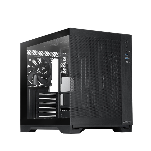 Chieftec mATX Gehäuse GM-30B-M-OP, black Terning Sort