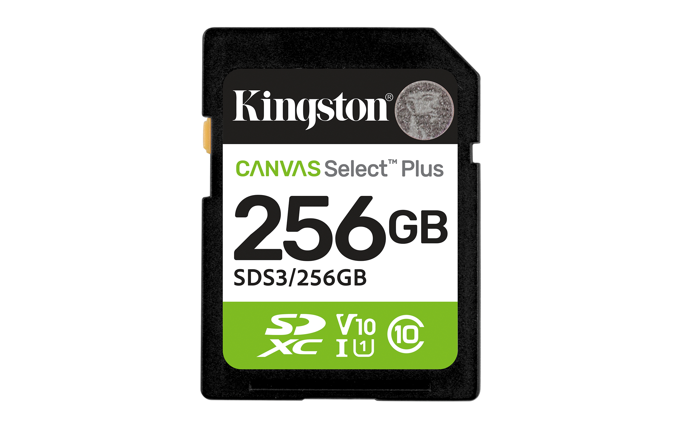 Kingston Technology 256 GB SDXC Canvas Select Plus Gen3 150 MB/s C10 UHS-I U1 V10