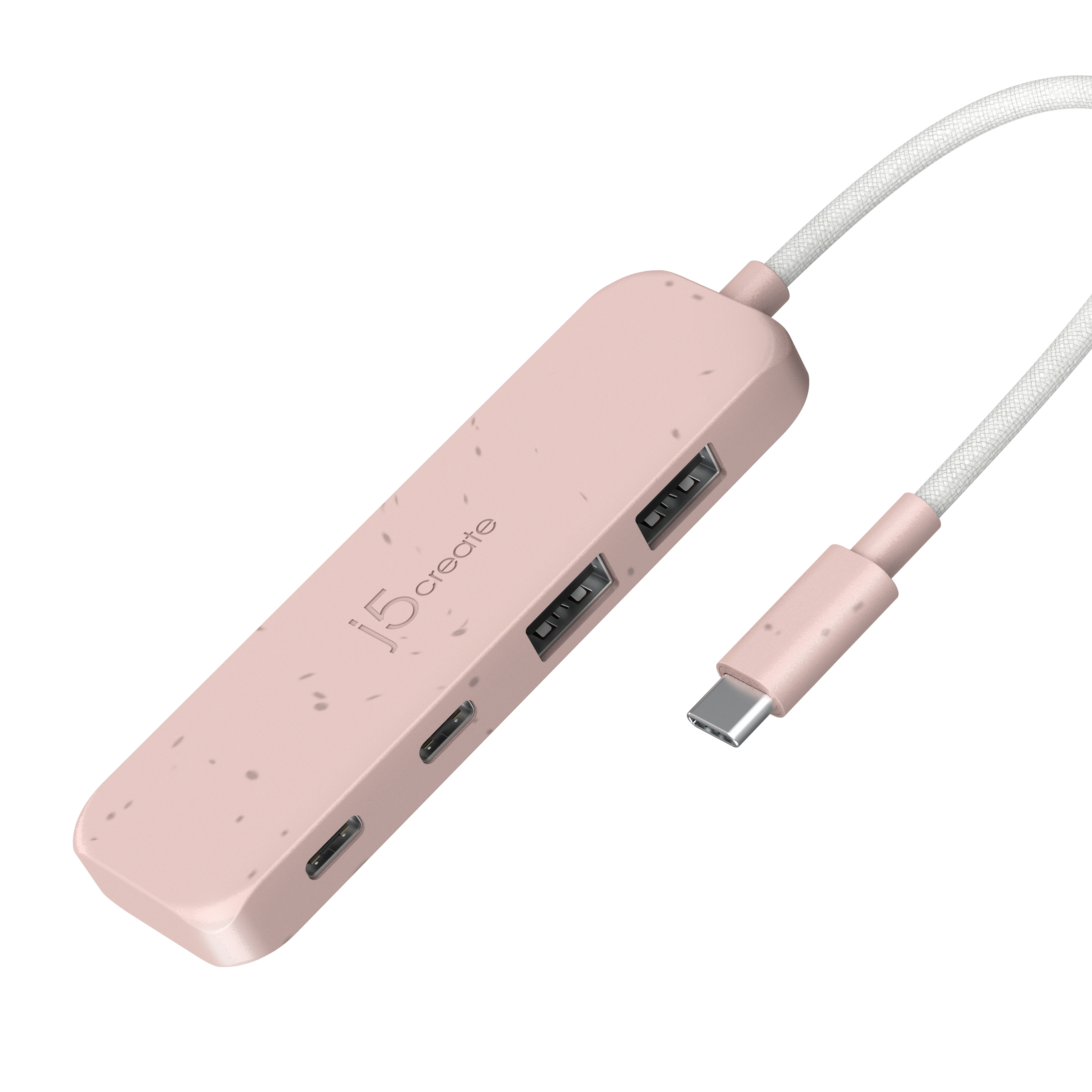 j5create Miljøvenlig USB-C til 4-port Type-C & Type-A Gen 2 Hub