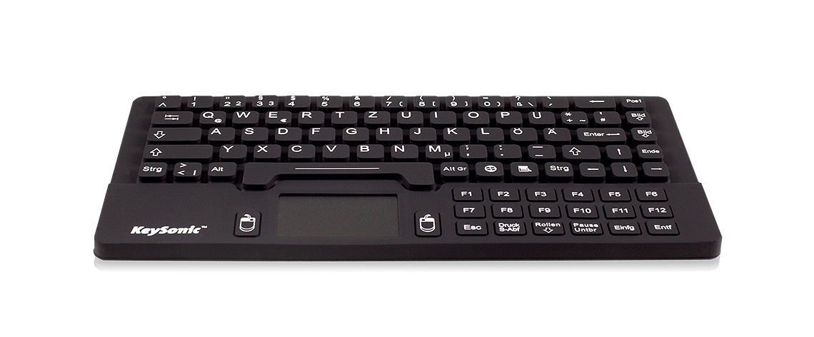 KeySonic KSK-5031IN (UK) tastatur Universel USB QWERTY UK engelsk Sort