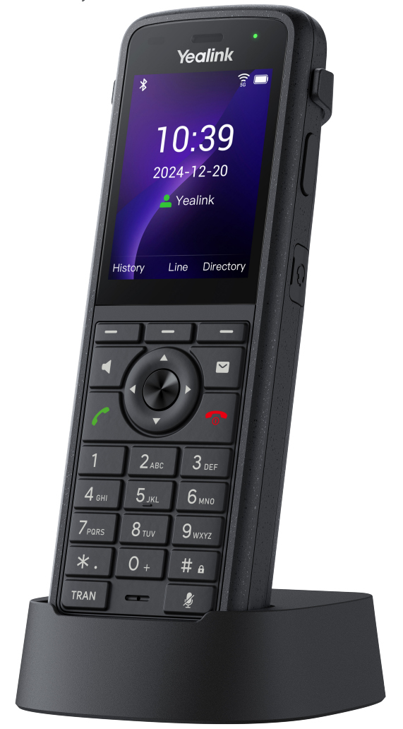 Yealink AX86R IP-telefon Sort TFT Wi-Fi