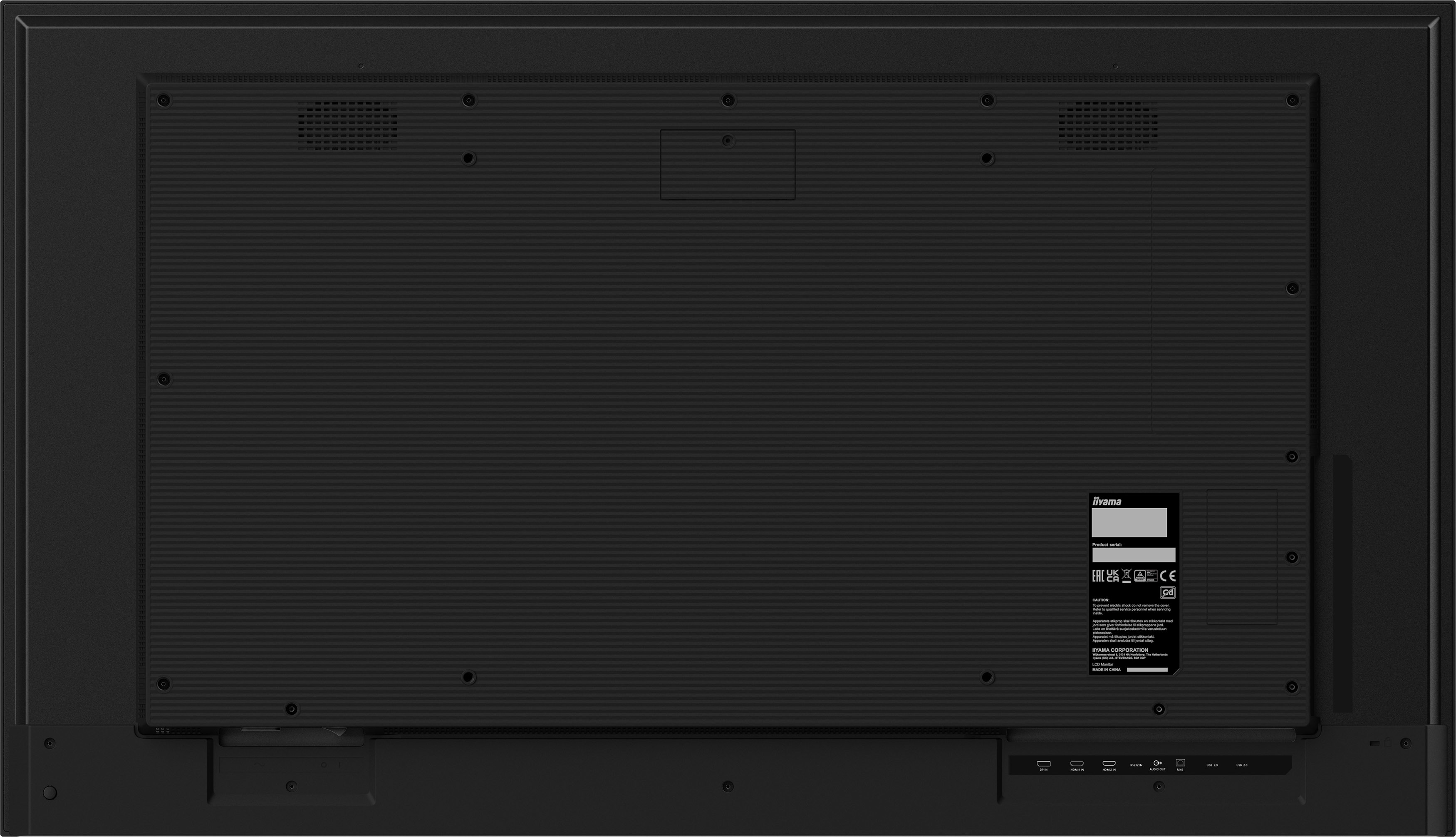 iiyama LH5065UHSB-B1AG skilte display Digital fladpaneldisplay 125,7 cm (49.5") LCD Wi-Fi 800 cd/m² 4K Ultra HD Sort Indbygget processer Android 11 24/7