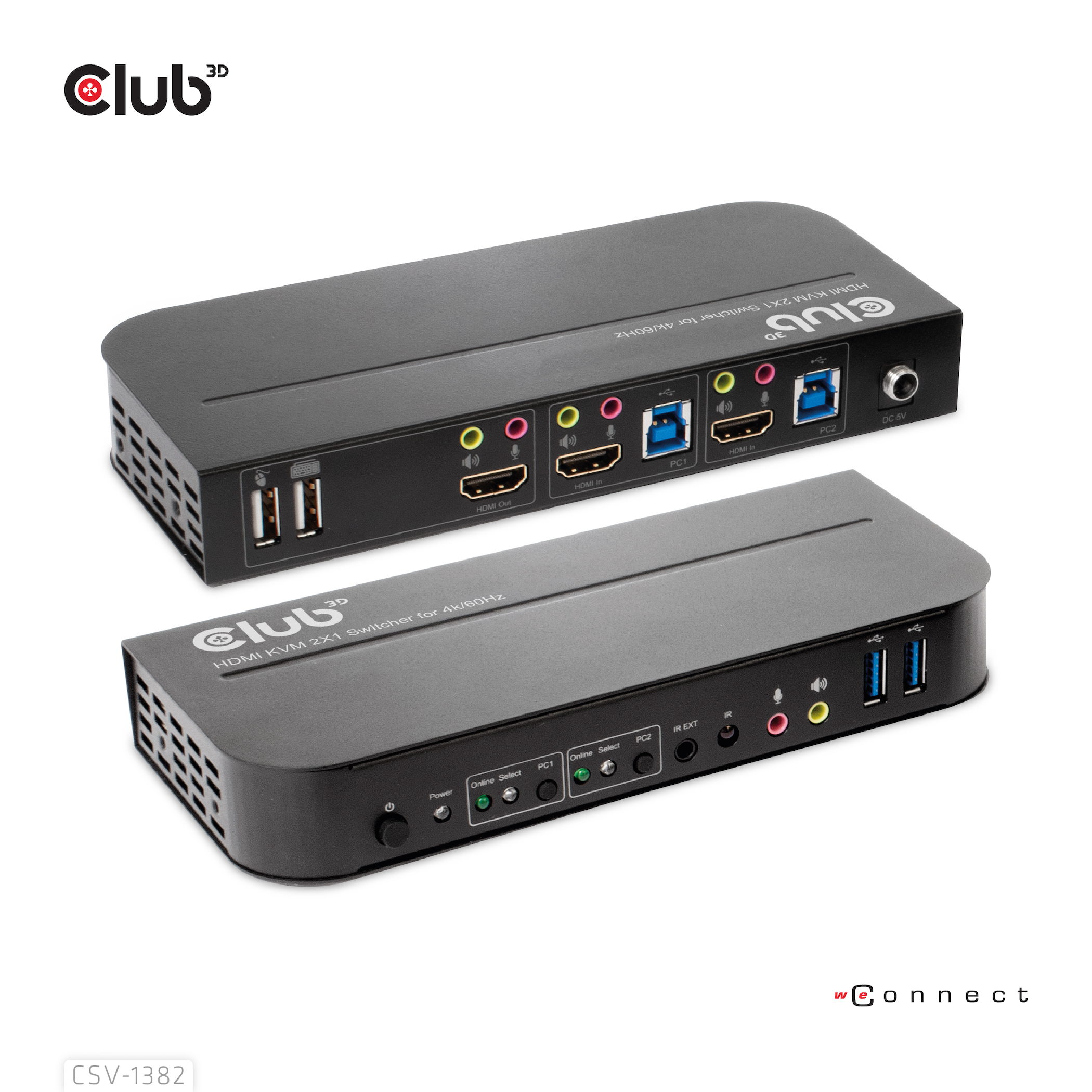 CLUB3D CSV-1382 KVM Switch Sort