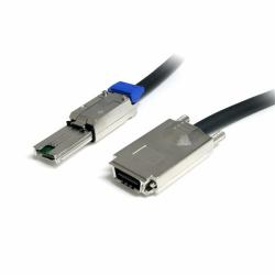 Fujitsu D:SAS12G-1M-2S-3ML Serial Attached SCSI (SAS)-kabel 3 m 12 Gbit/sek. Sort, Hvid