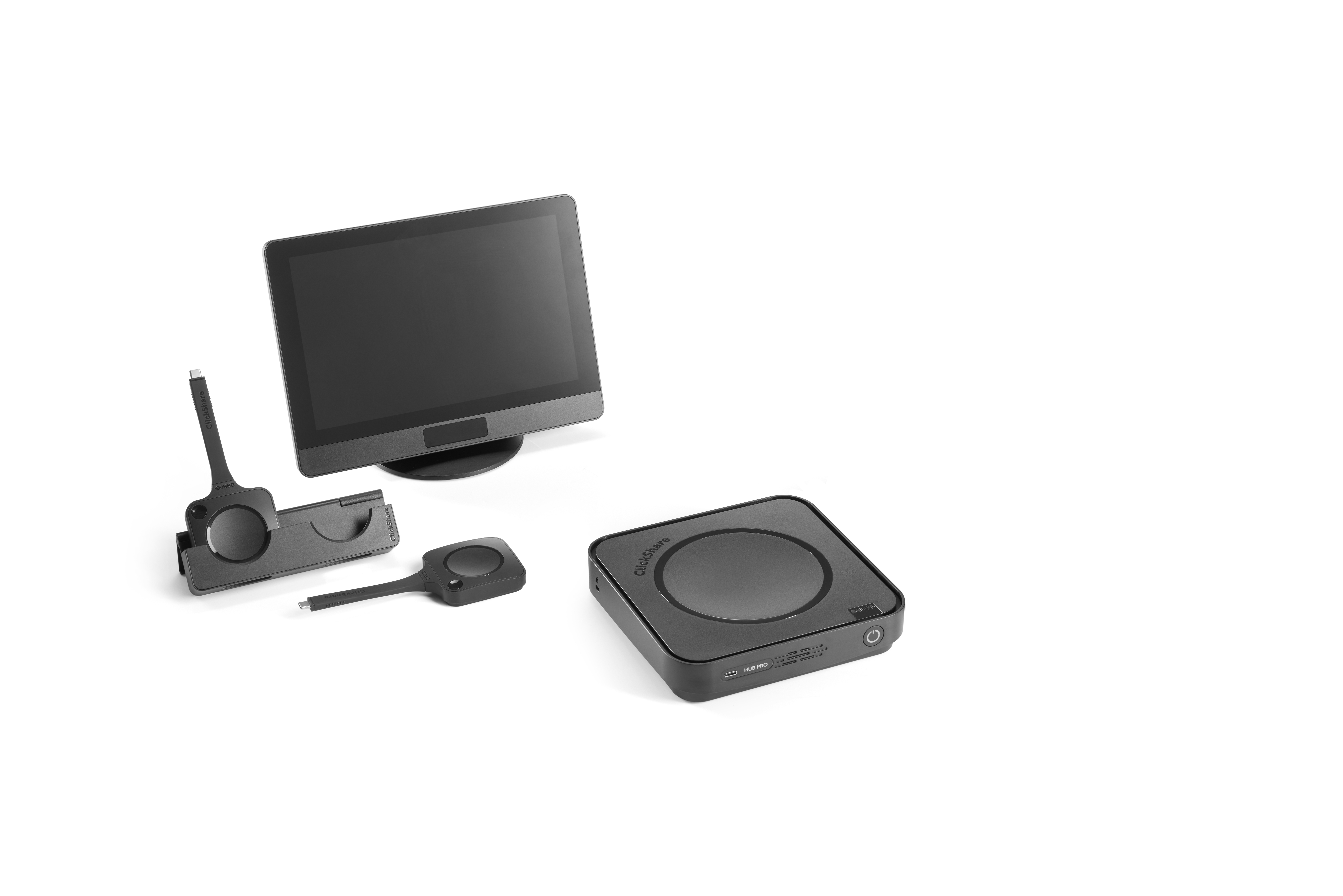 Barco ClickShare Hub Pro + Control Panel system til videokonference Ethernet LAN System til administration af videokonferencetjeneste