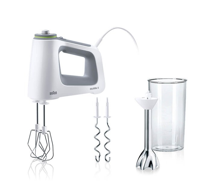 Braun HM 5107 WH Håndmixer 750 W Grå, Hvid