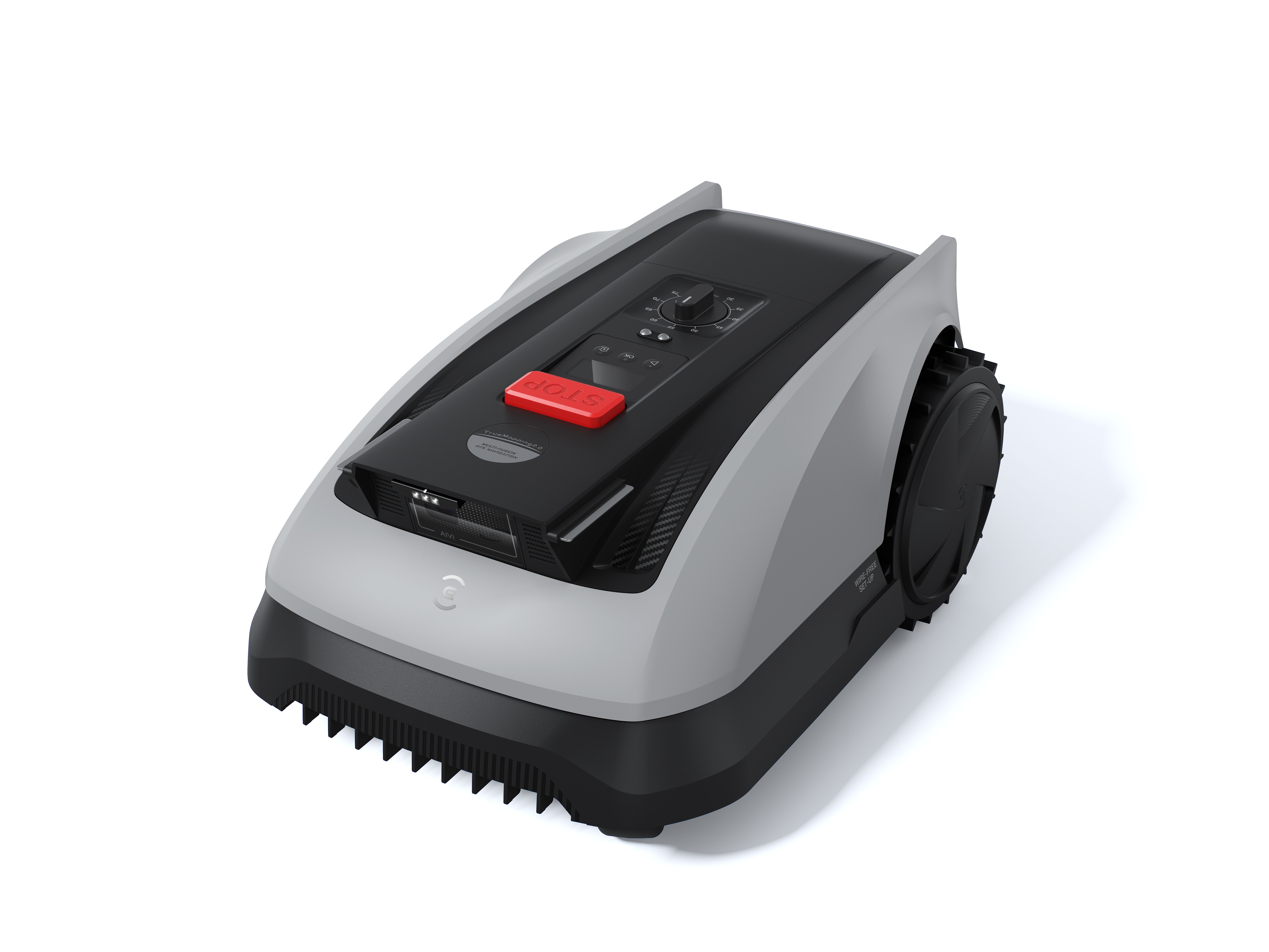 Ecovacs GOAT O600 RTK EU Robot plæneklipper Batteri Sort, Grå