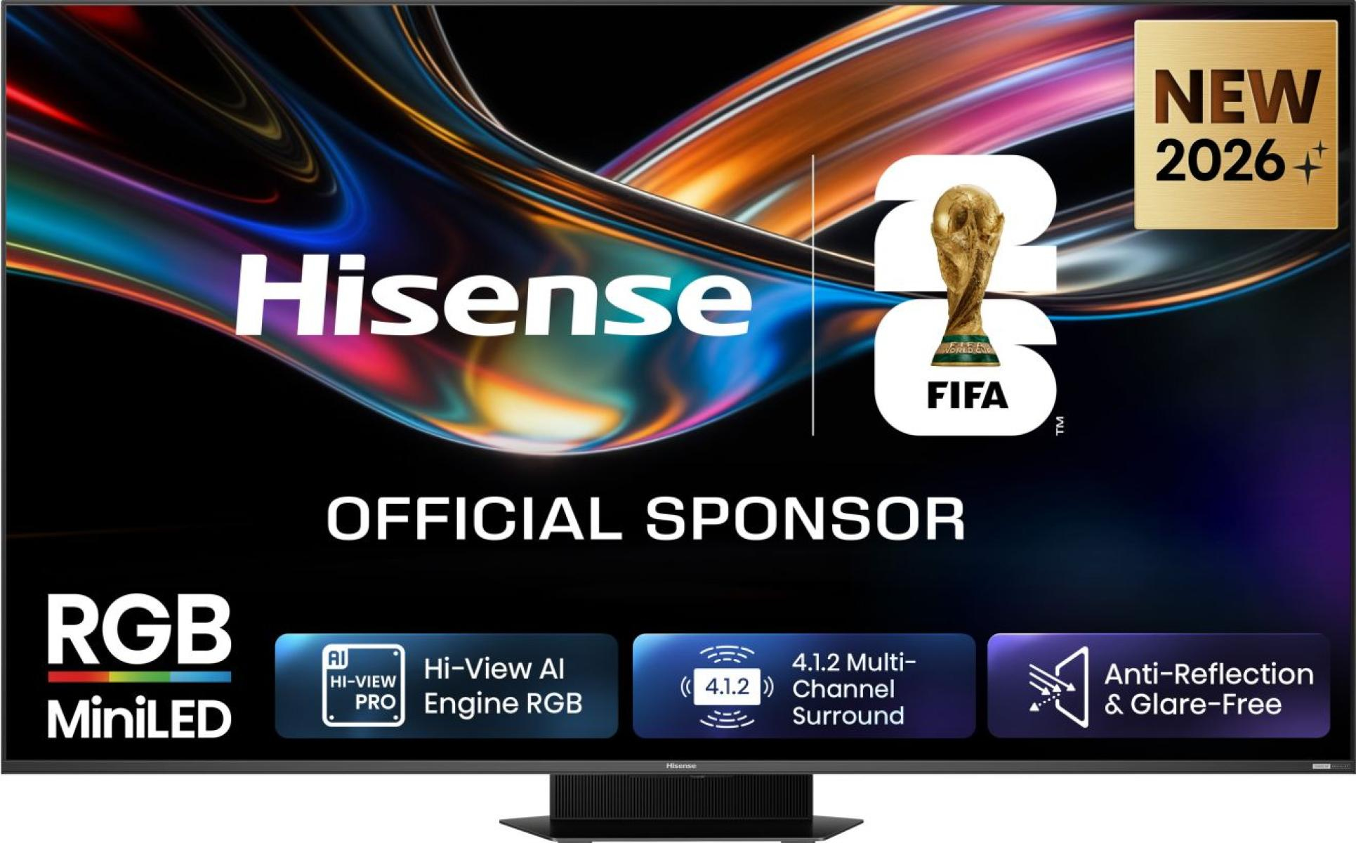 Hisense 85UR9DS 2,16 m (85") 4K Ultra HD Smart TV Wi-Fi Sort