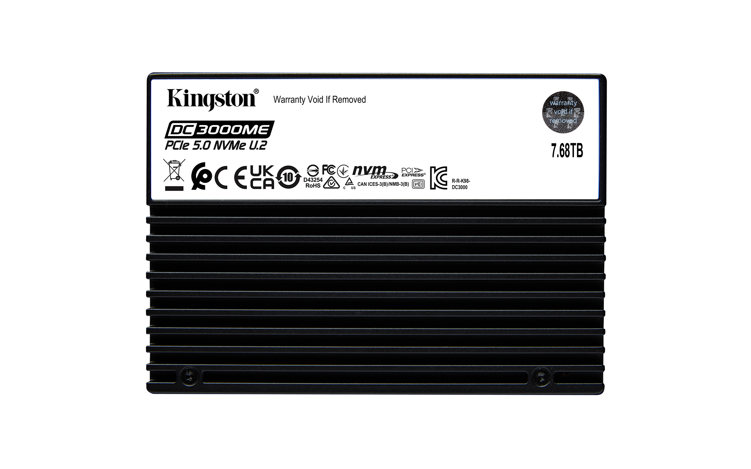 Kingston Technology 7,68 TB DC3000ME U.2 PCIe 5.0 NVMe TCG Opal Enterprise SSD