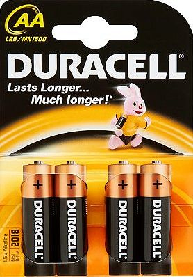 Duracell AA LR6 Engangsbatteri Alkaline