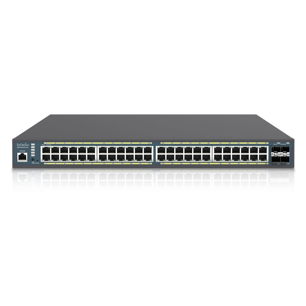 EnGenius EWS7952P-FIT netværksswitch Administreret L2/L3 Gigabit Ethernet (10/100/1000) Strøm over Ethernet (PoE) Grå