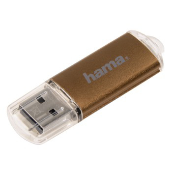 Hama 32GB Laeta USB-nøgle USB Type-A 2.0 Brun, Transparent