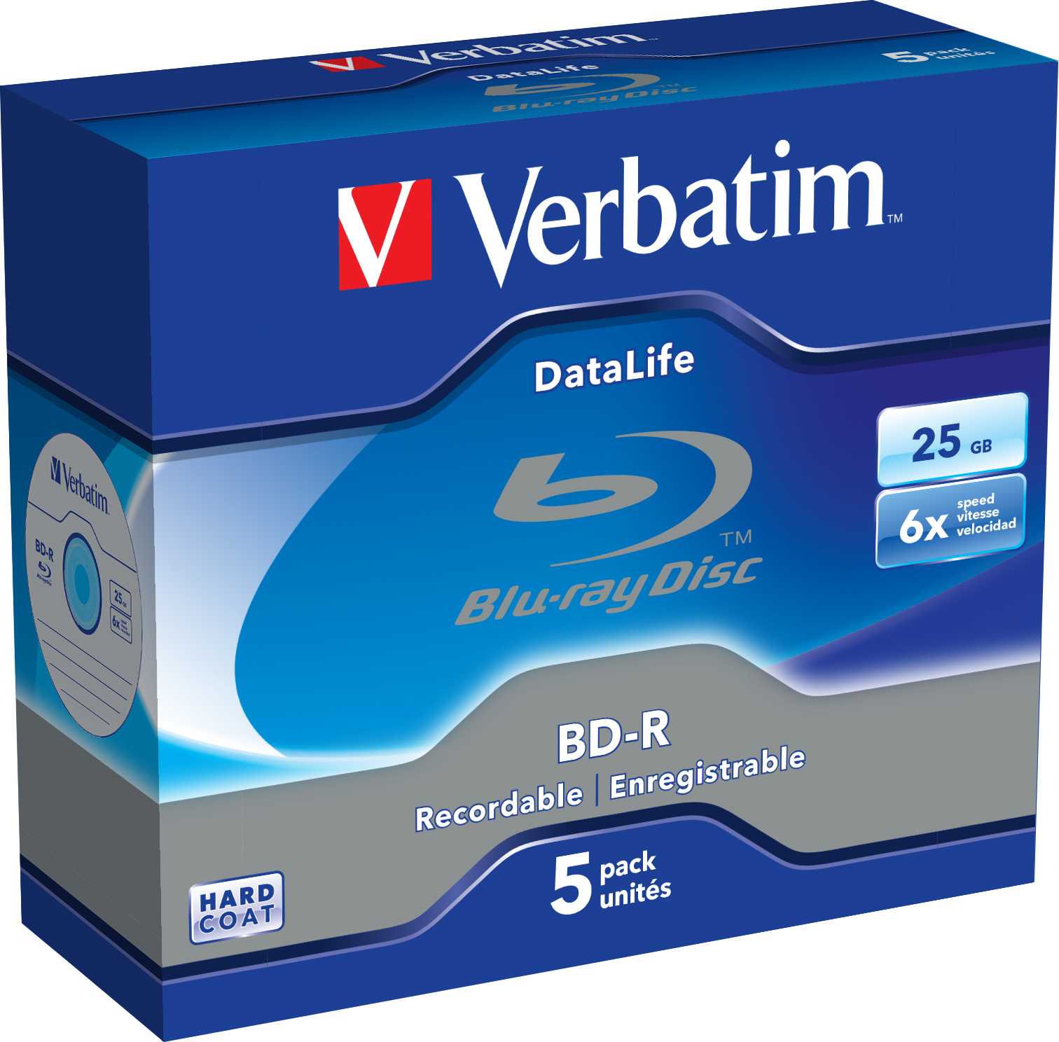 Verbatim DataLife 6x BD-R 25 GB 5 stk