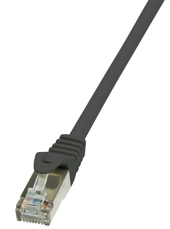 LogiLink Cat.6 F/UTP, 5m netværkskabel Sort Cat6 F/UTP (FTP)