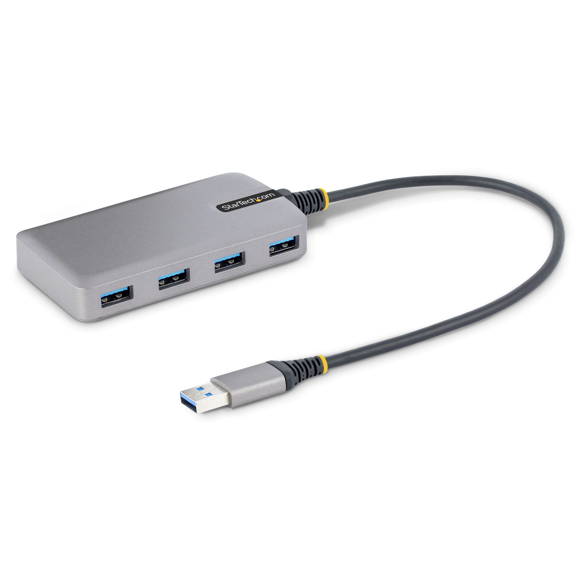 StarTech.com 5G4AB-USB-A-HUB interface hub USB 3.2 Gen 1 (3.1 Gen 1) Type-A 5000 Mbit/s Grå