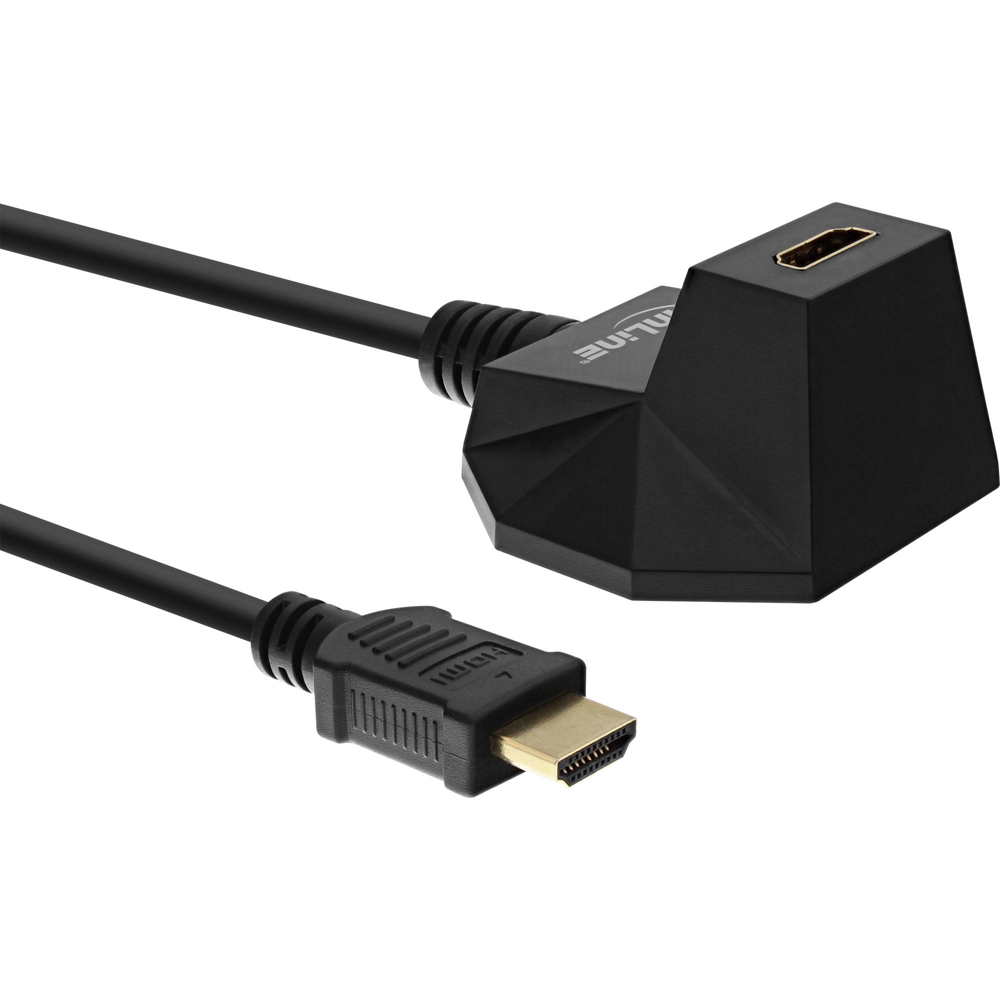 InLine 17531S HDMI-kabel 1 m HDMI Type A (Standard) Sort