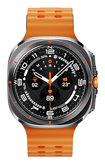 Samsung Galaxy Watch Ultra 3,81 cm (1.5") AMOLED 47 mm Digital 480 x 480 pixel Berøringsskærm 4G Grå, Titanium Wi-Fi GPS (satellit)