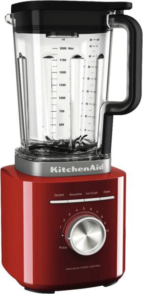 KitchenAid 5KSB2073EER 2 L Bordplade blender 1200 W Sort, Rød