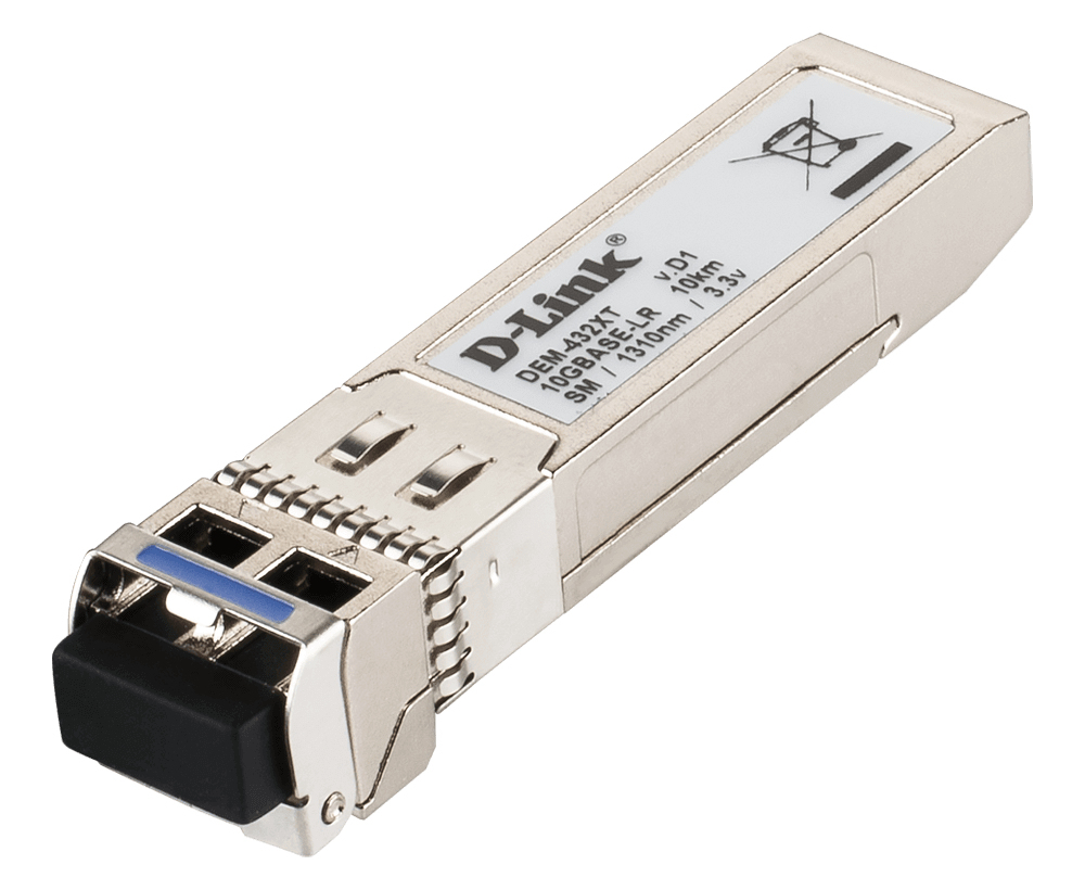 D-Link DEM-432XT modul til netværksmodtager Fiberoptisk 10000 Mbit/s SFP+ 1310 nm