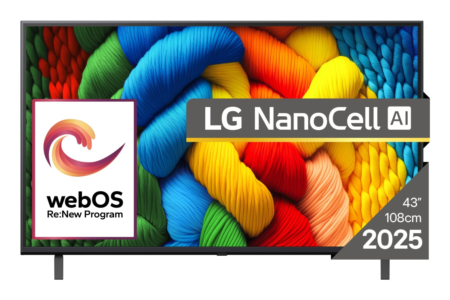 LG NanoCell 43NANO80A3B TV 109,2 cm (43") 4K Ultra HD Smart TV Wi-Fi Sort