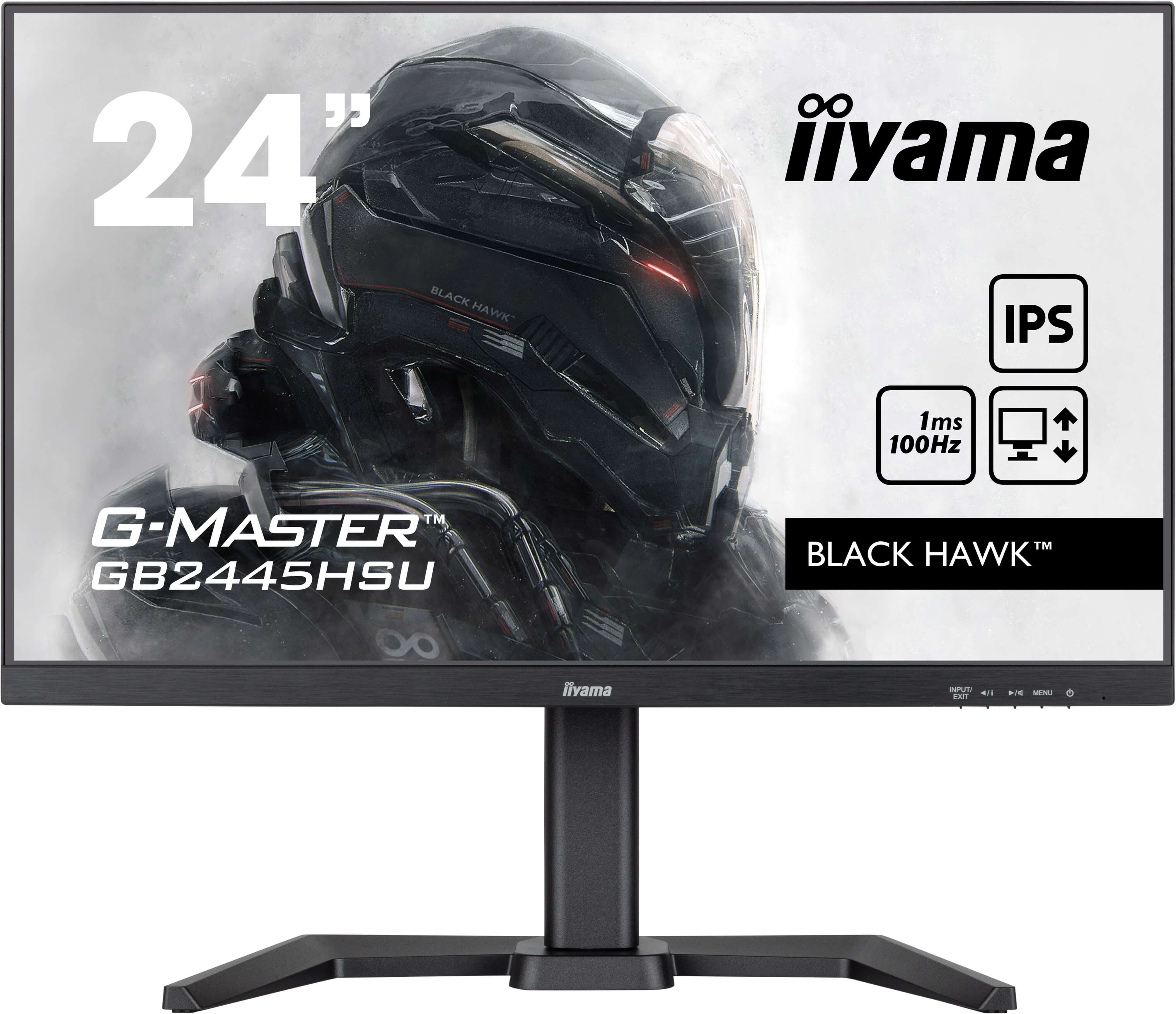 iiyama G-MASTER GB2445HSU-B2 LED display 60,5 cm (23.8") 1920 x 1080 pixel Fuld HD Sort