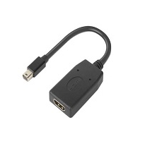 Lenovo 4X90Q93976 videokabel adapter Mini DisplayPort HDMI Sort