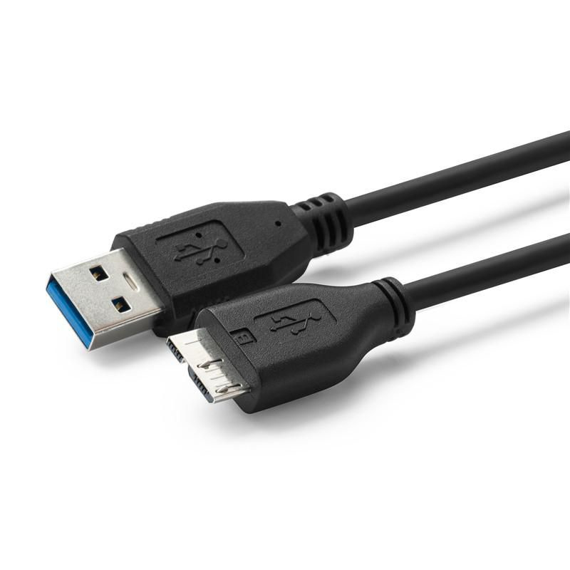 Microconnect USB3.0AB3MICRO USB-kabel USB 3.2 Gen 1 (3.1 Gen 1) 3 m USB A Micro-USB B Sort