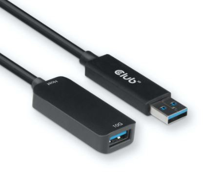 CLUB3D CAC-1411 USB-kabel USB 3.2 Gen 2 (3.1 Gen 2) 5 m USB A Sort