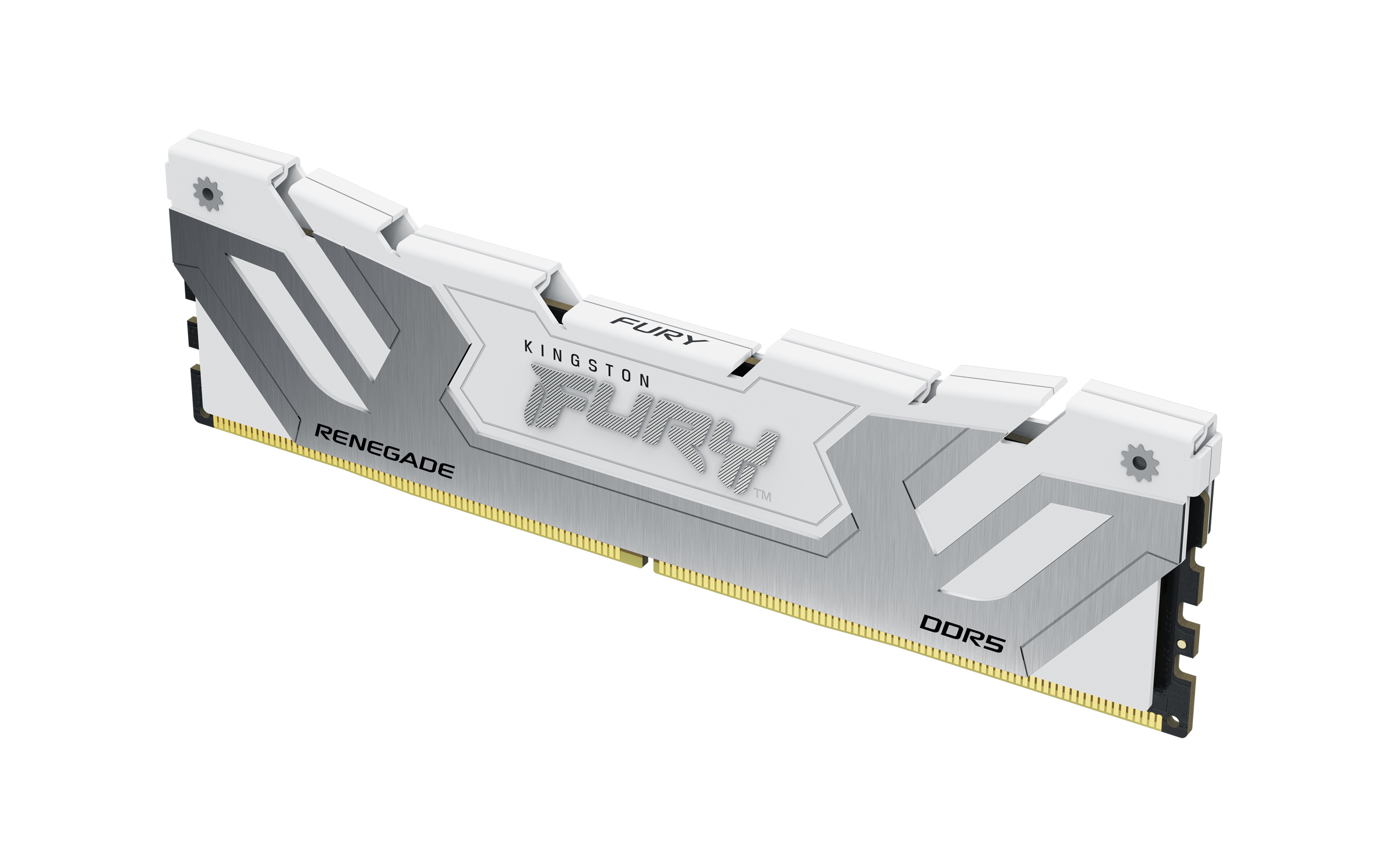 Kingston Technology FURY 24 GB 8400 MT/s DDR5 CL40 CUDIMM Renegade, hvid XMP