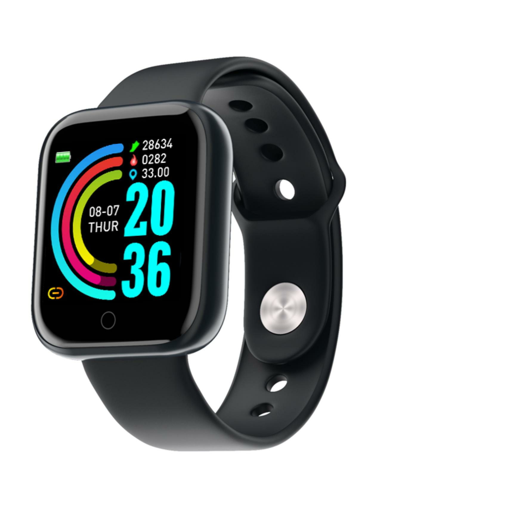 Celly TRAINERBEATBK Smartwatch og sportsur Digital Berøringsskærm Sort