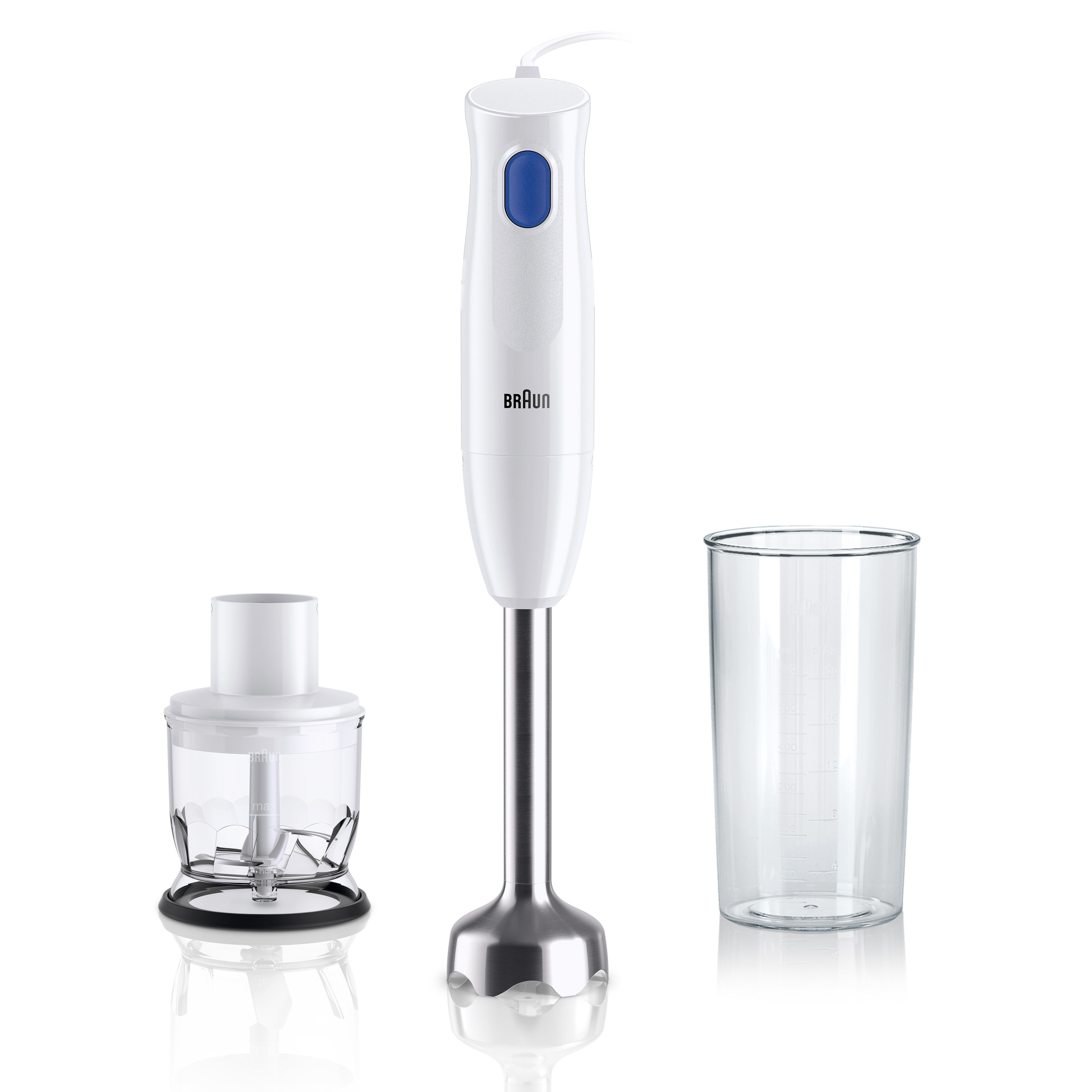 Braun MultiQuick 1 MQ10.2001M Blender til madlavning 450 W Hvid