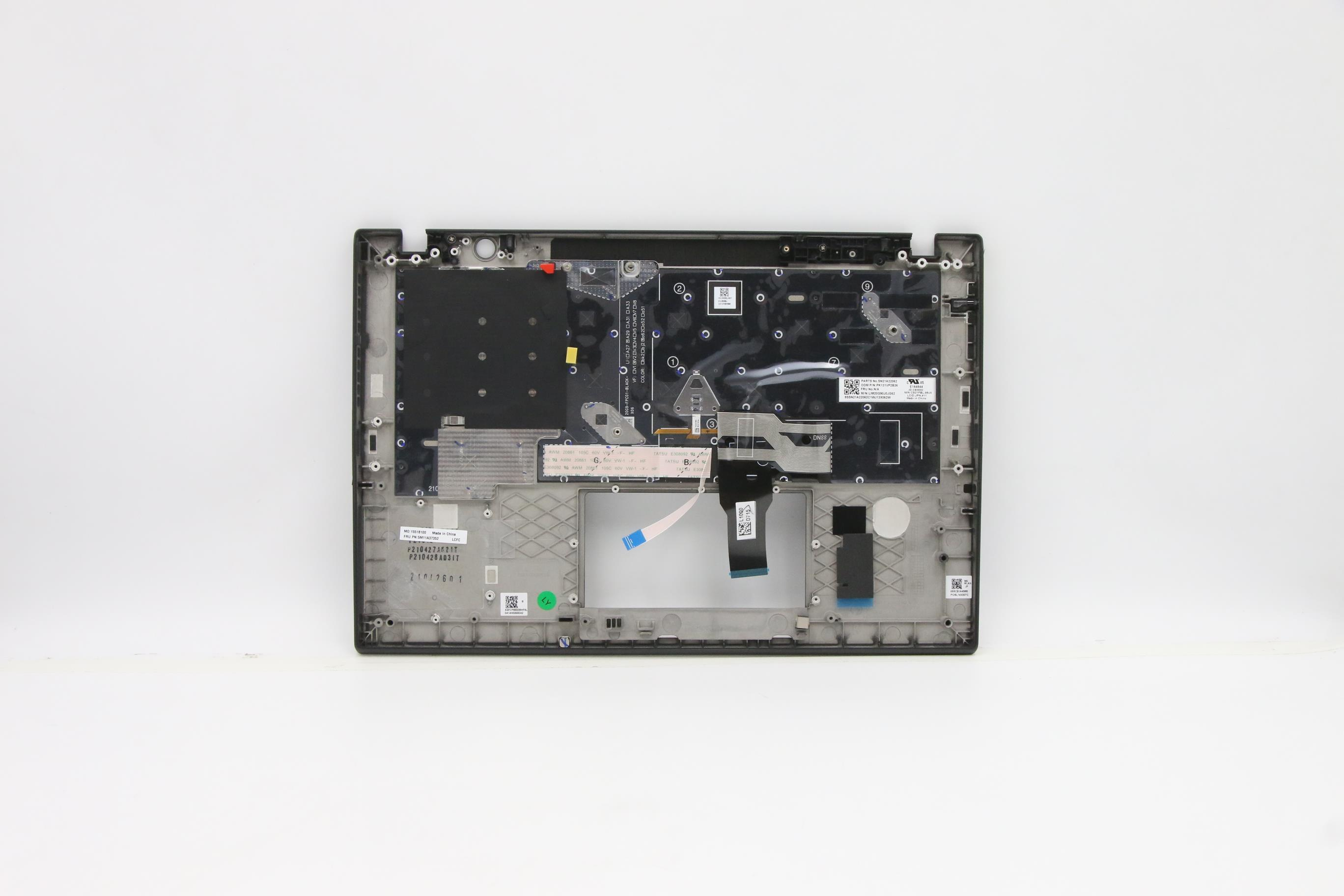 Lenovo 5M11A37552 laptop reservedel Cover + keyboard