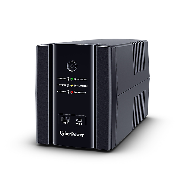CyberPower UT1500EG UPS-enhed Interaktivt indgangsstik 1,5 kVA 900 W 4 AC stikkontakt(er)