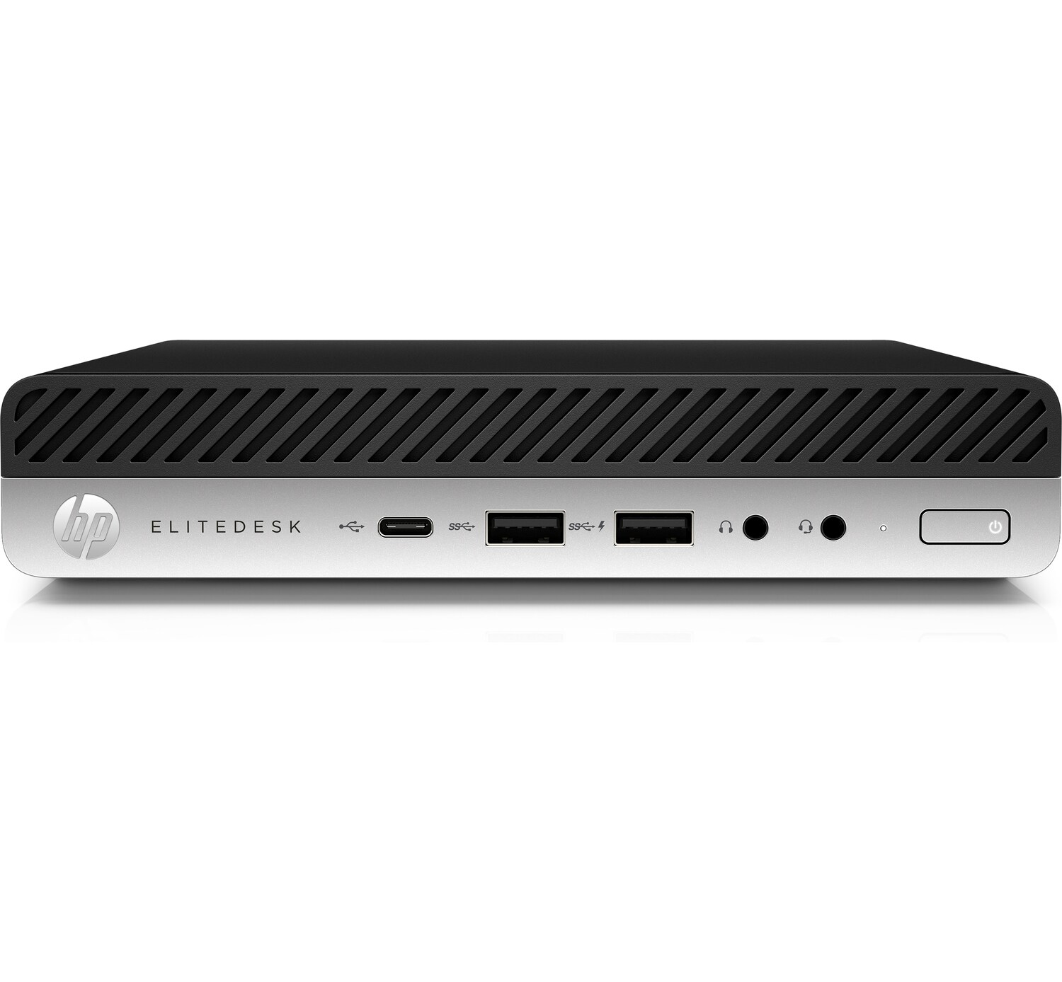 T1A HP EliteDesk 800 G4 Refurbished Intel® Core™ i5 i5-8500 16 GB DDR4-SDRAM 256 GB SSD Windows 10 Pro Mini PC Sort, Sølv