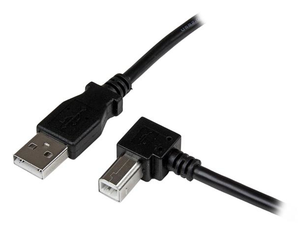 StarTech.com USBAB1MR USB-kabel USB 2.0 1 m USB A USB B 0,48 Gbit/sek. Sort
