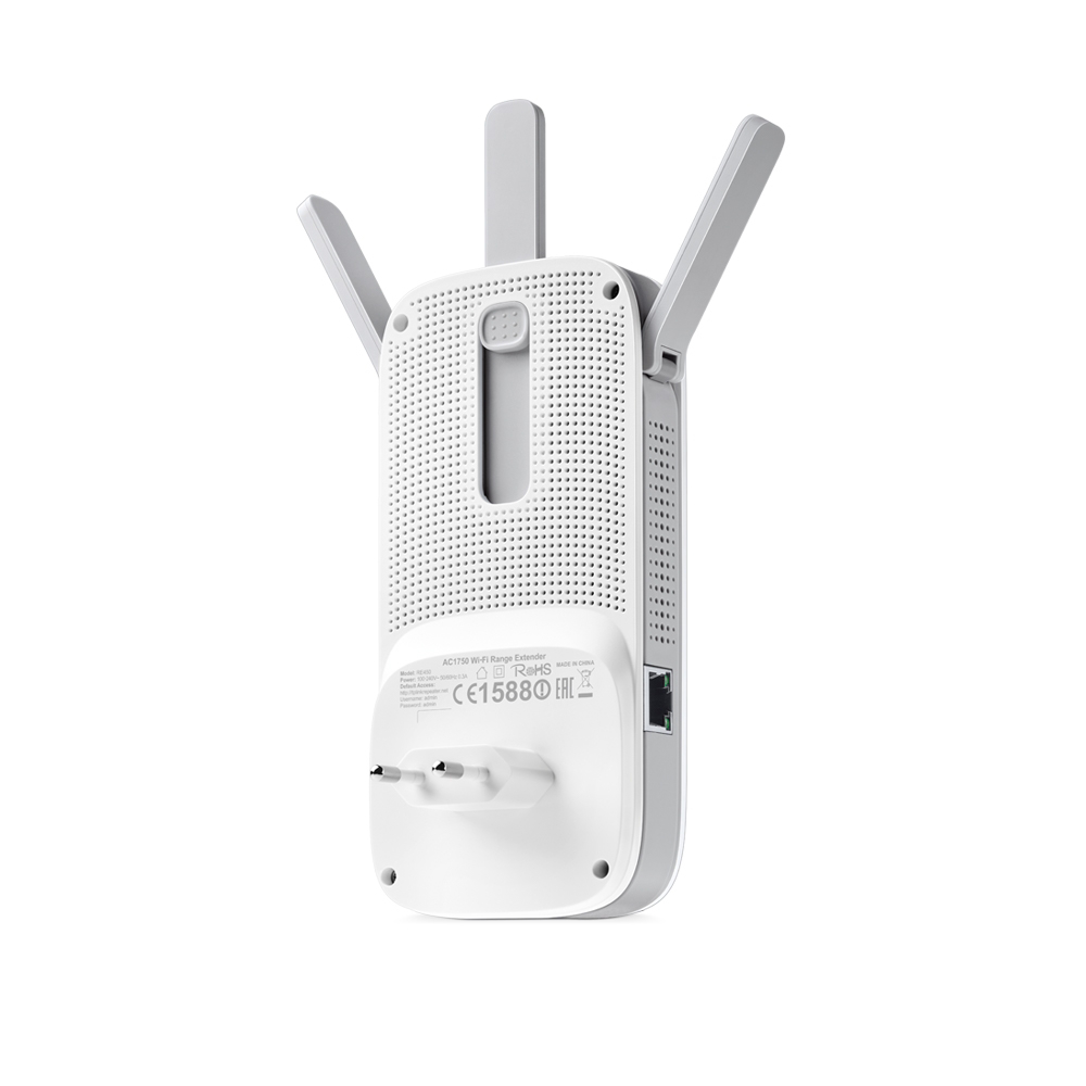 TP-Link RE450 Netværkssender & -modtager Hvid 10, 100, 1000 Mbit/s