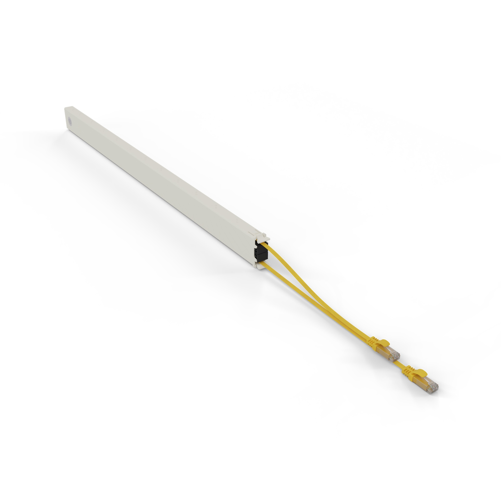 PATCHBOX CONE46UTPYL netværkskabel Gul 2,5 m Cat6a U/UTP (UTP)