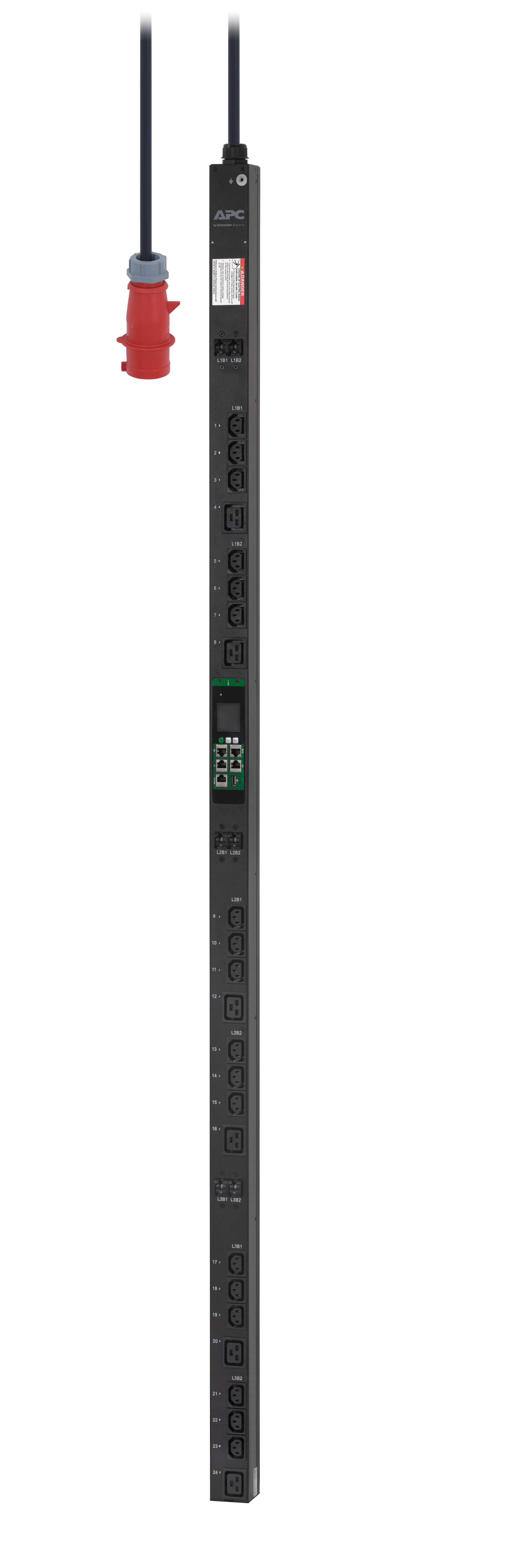 APC EasyPDU strømforsyningsenhed (PDU) 24 AC stikkontakt(er) 0U Sort