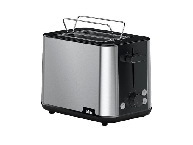 Braun HT 1510 8 2 skive(r) 900 W Sort, Rustfrit stål