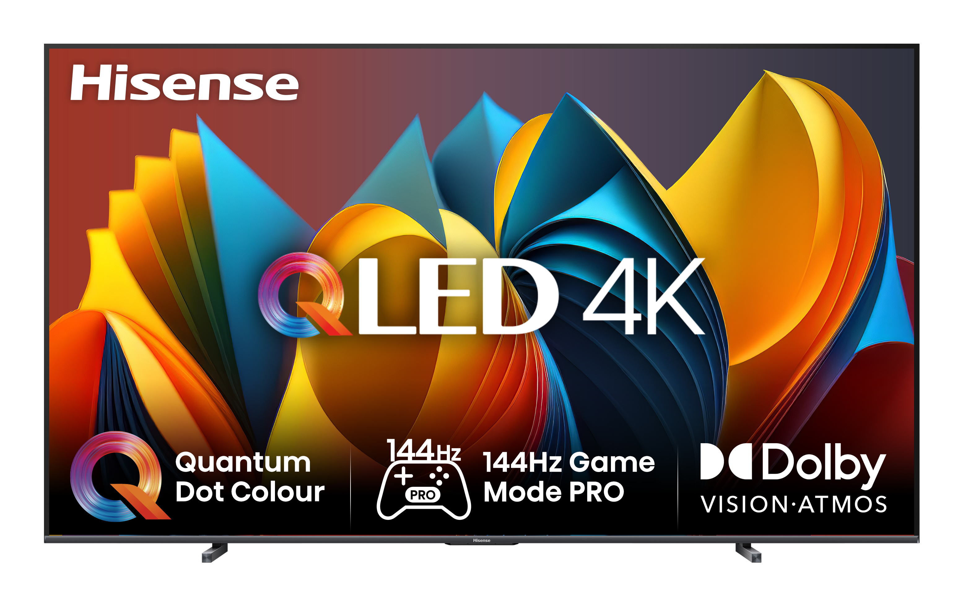 Hisense 100E7NQ TV 2,54 m (100") 4K Ultra HD Smart TV Wi-Fi Grå 400 cd/m²