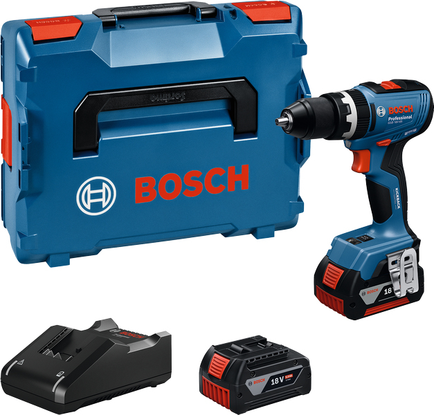 Bosch GSR 18V-65 Professional 2100 rpm Nøgle 1,06 kg Sort, Blå
