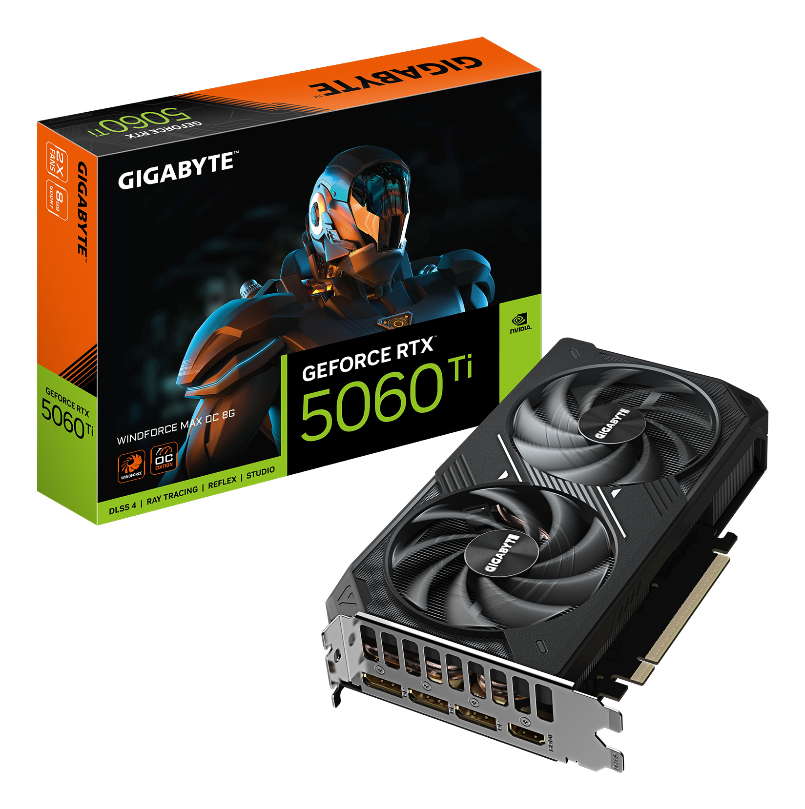 GIGABYTE GeForce RTX 5060 Ti WINDFORCE MAX OC 8G NVIDIA 8 GB GDDR7