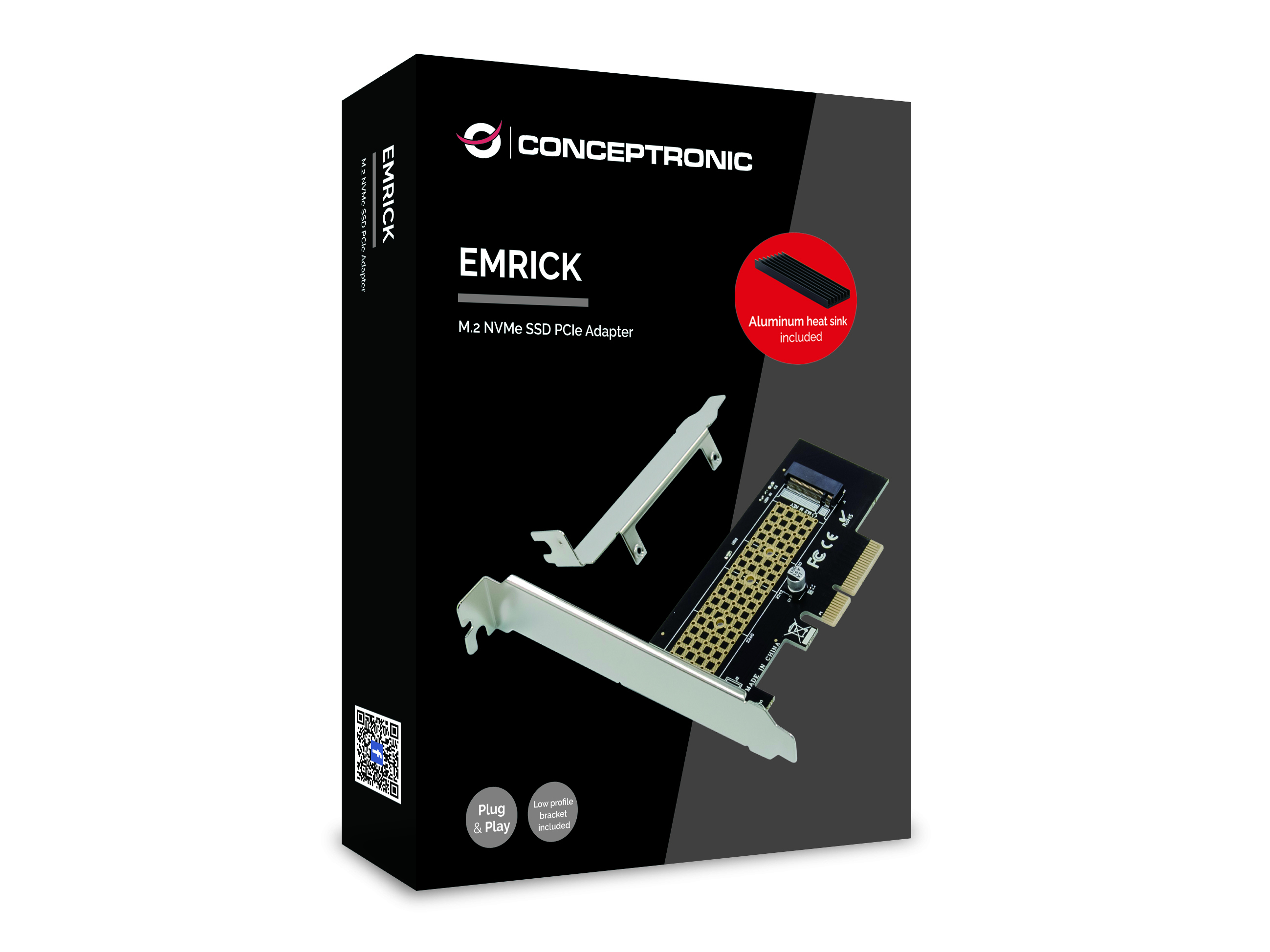 Conceptronic EMRICK05BS interface-kort/adapter Intern M.2
