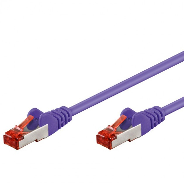 Techly ICOC CCA6F-020-VL netværkskabel Violet 2 m Cat6 F/UTP (FTP)