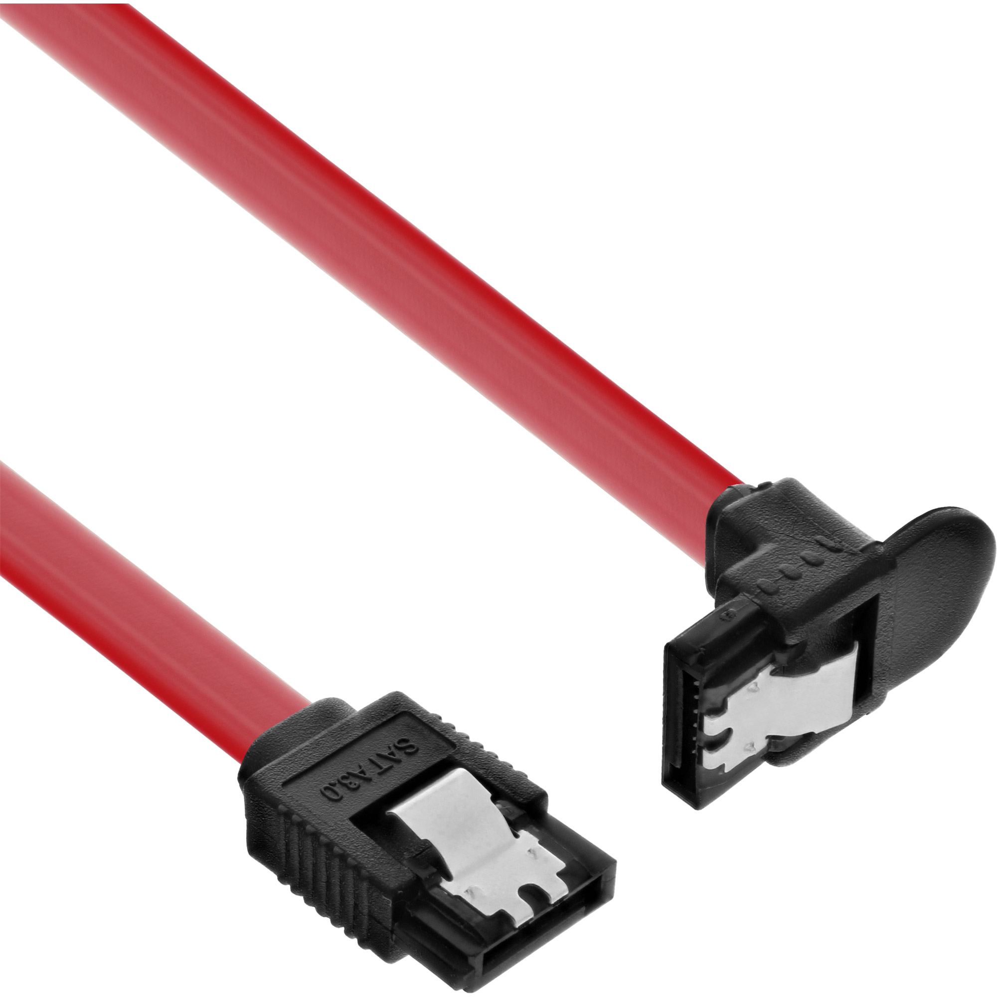 InLine 27305W SATA-kabel 0,5 m Rød