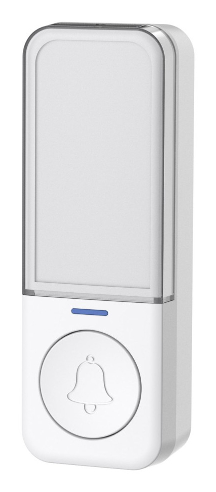 Techly I-BELL-RING05T dørklokke trykknap Hvid Trådløs