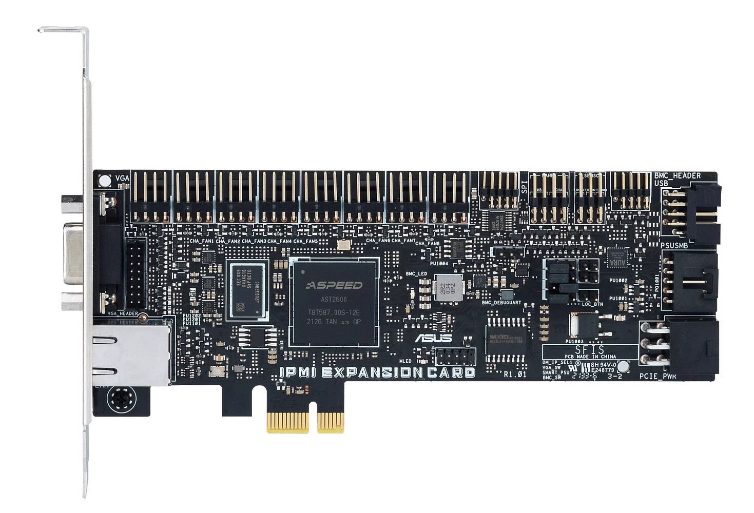 ASUS IPMI EXPANSION CARD-SI interface-kort/adapter Intern RJ-45, VGA